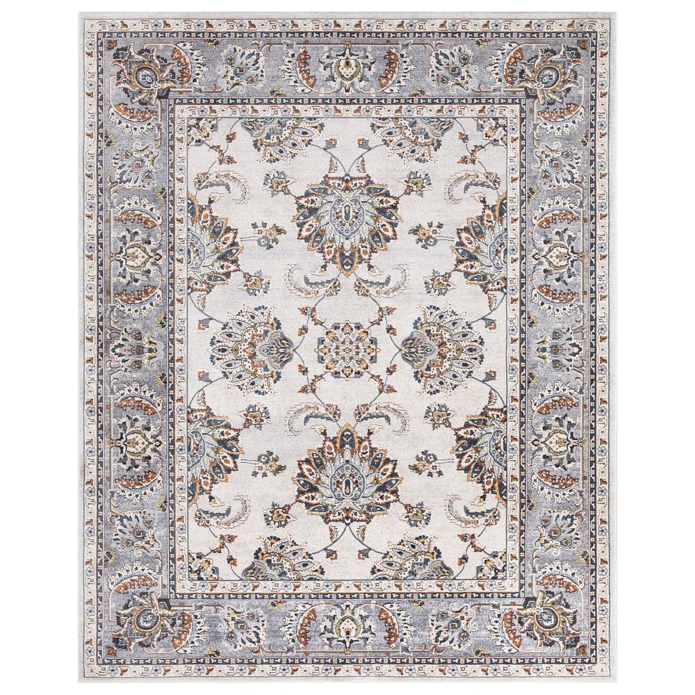 Carlisle Ivory 5 ft x 6 ft 8 in Area Rug - Hercitys
