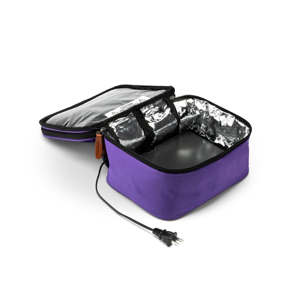 Purple Food Warming Lunch Bag Plus 120 Volt - Hercitys