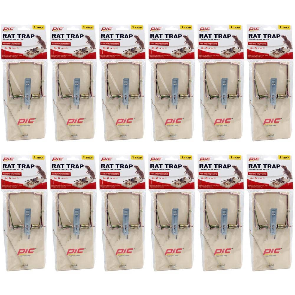 Rat Wood Trap (12-Pack per Case) - Hercitys