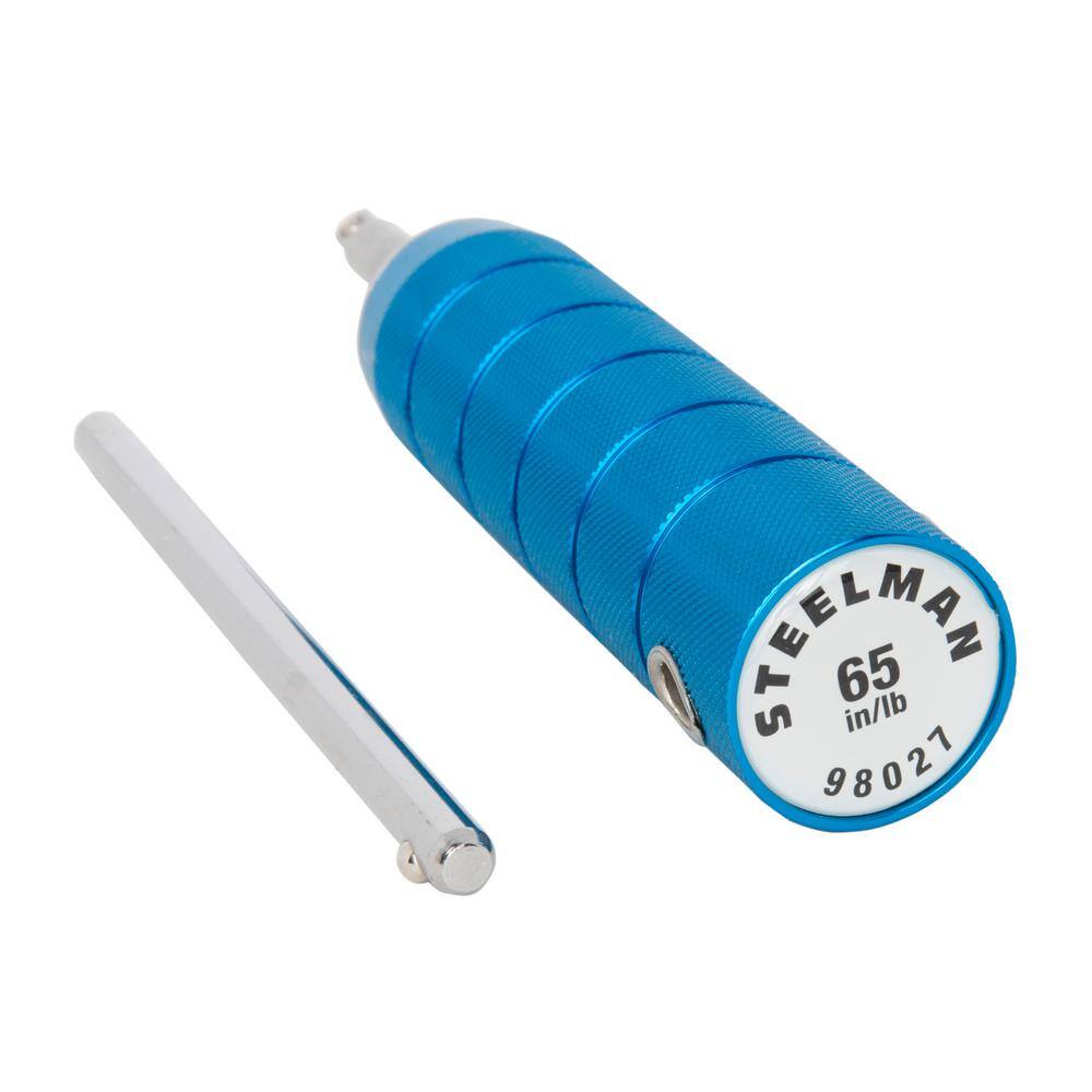 65 in./lbs. TPMS Sensor Torque Driver Set Installation Tool in Blue (2-Piece) - Hercitys