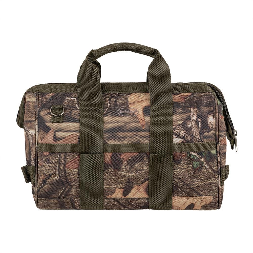 Mossy Oak Breakup Camo Gatemouth 16 in. Tool Bag with 16 Pockets - Hercitys