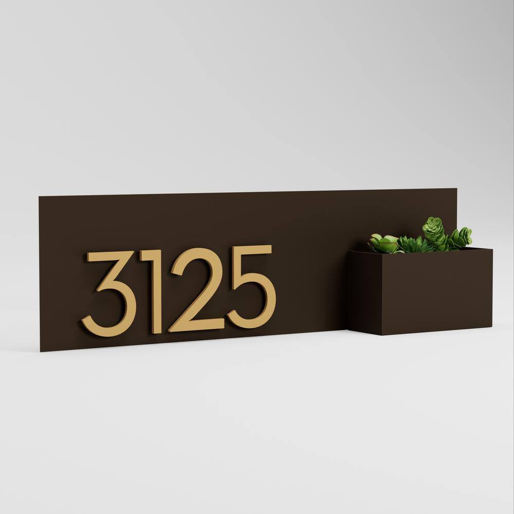 Vista View Rectangle Address Planter - Hercitys