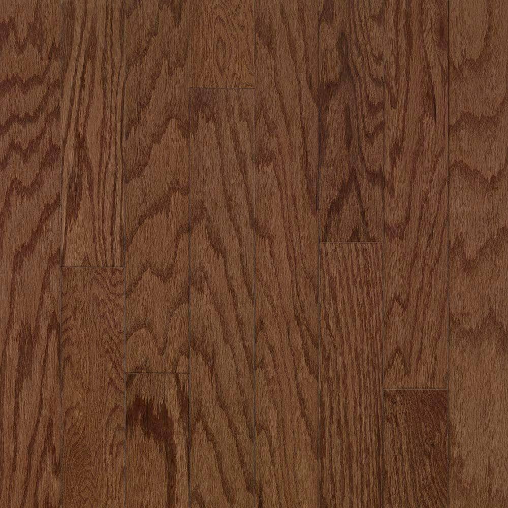 Colony Collection Saddle Oak 3/8 in. T x 3 in. W T+G Smooth Engineered Hardwood Flooring (31.5 sq.ft./ctn) - Hercitys