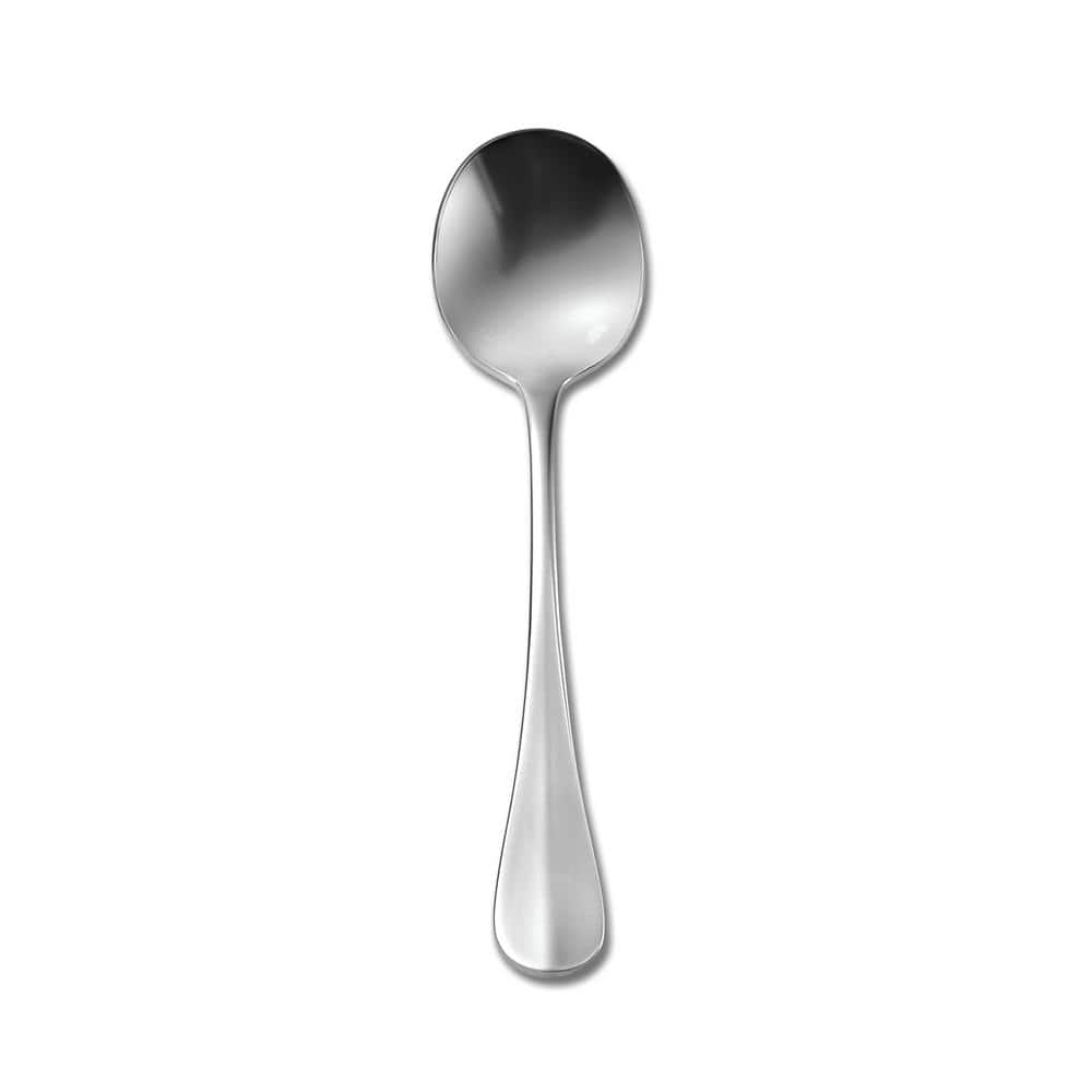 Scarlatti 18/10 Stainless Steel Round Bowl Soup Spoons (Set of 12) - Hercitys