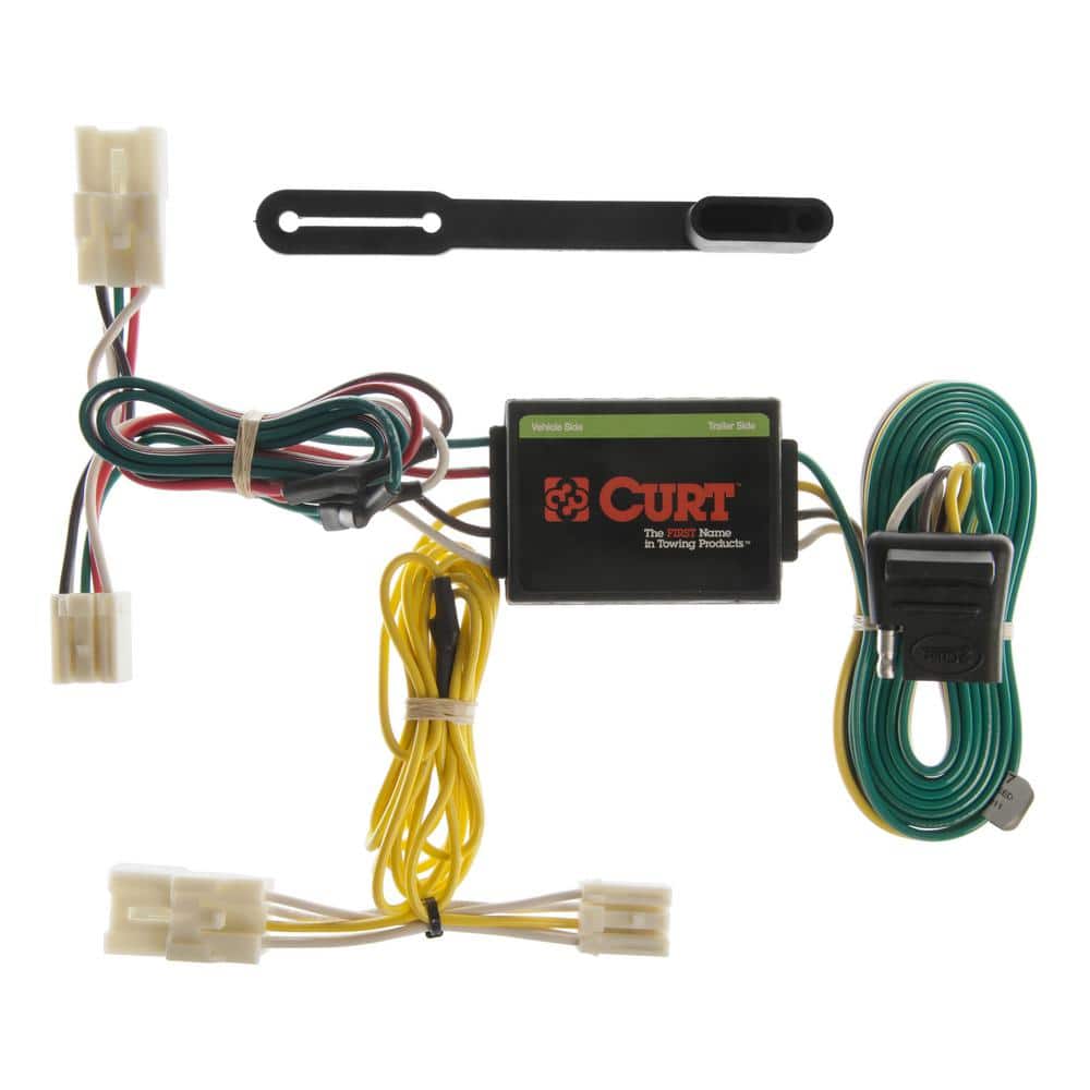 Custom Vehicle-Trailer Wiring Harness, 4-Way Flat Output, Select Toyota RAV4, Quick Electrical Wire T-Connector - Hercitys