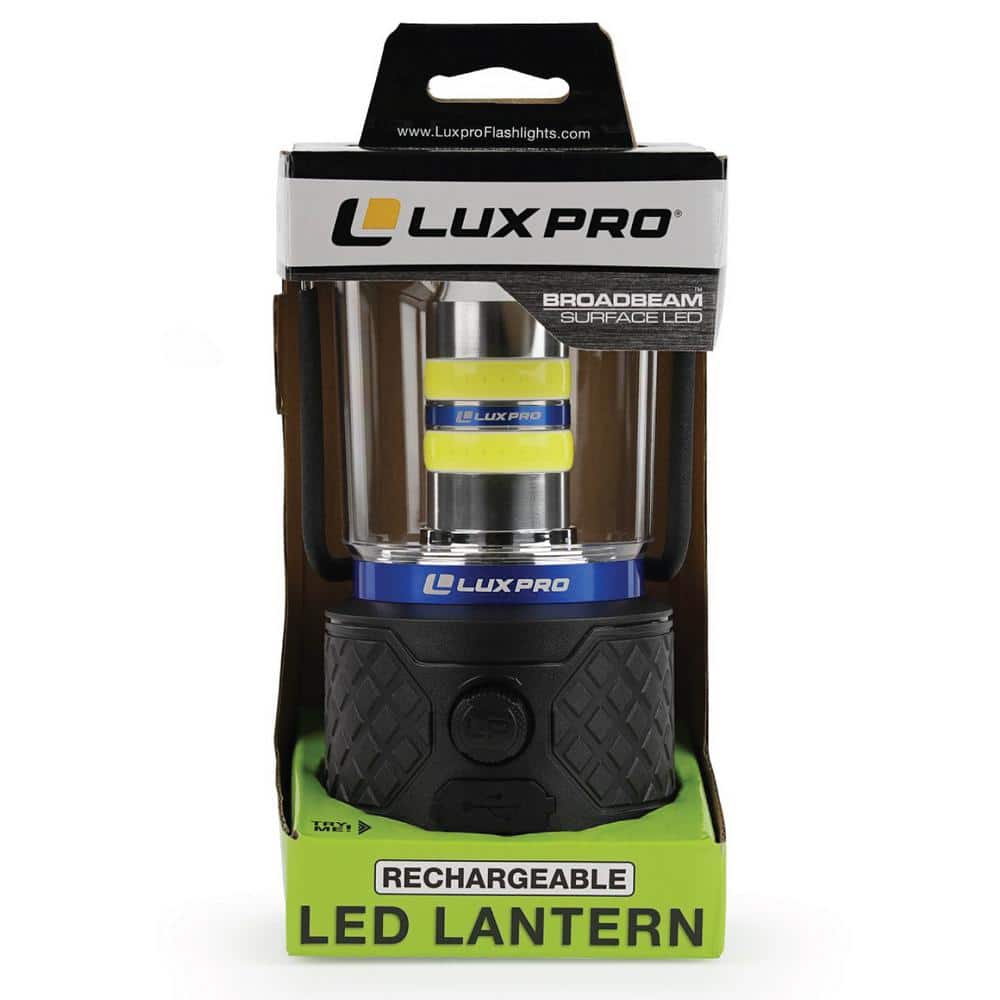 Rechargeable Dual Power 360° Rugged LED Lantern with Power Bank and TackGrip - Hercitys