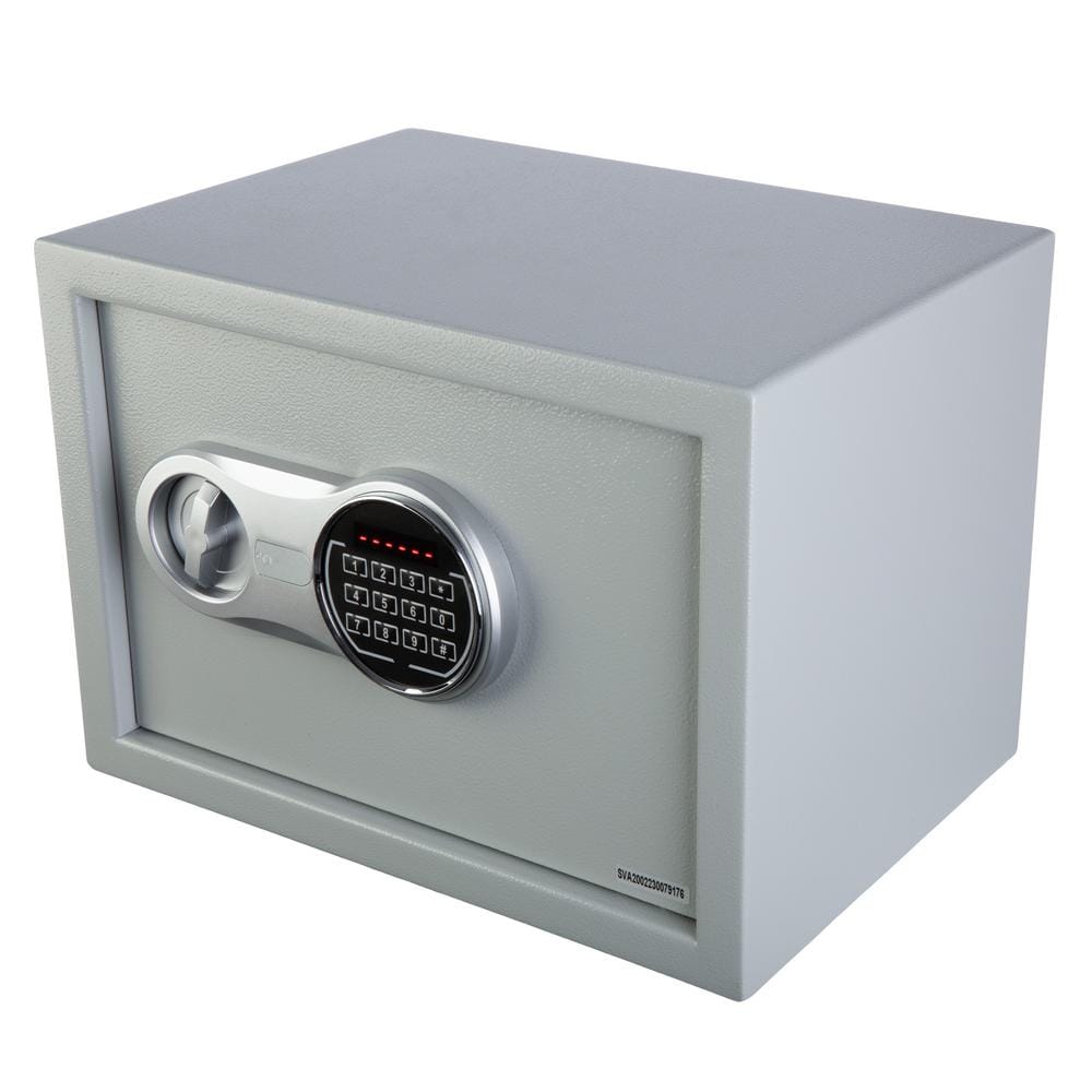 Dual Entry Digital Personal Safe, Gray - Hercitys