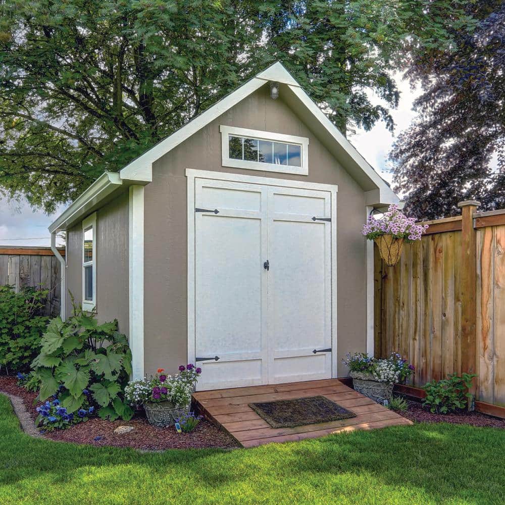 VT 100-Watt Equivalent Integrated LED Gray Weather Resistant Canopy Light, 2700K - Hercitys