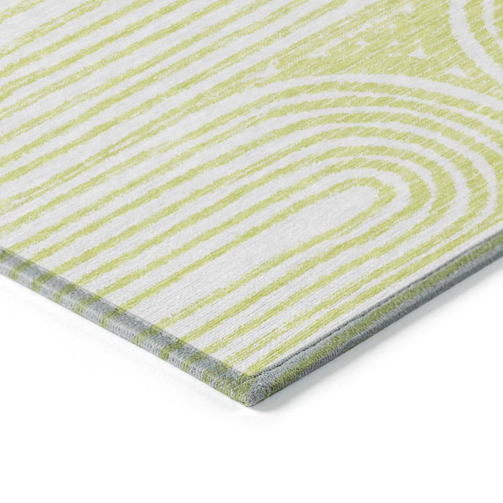 Chantille ACN540 Green 5 ft. x 7 ft. 6 in. Machine Washable Indoor/Outdoor Geometric Area Rug - Hercitys