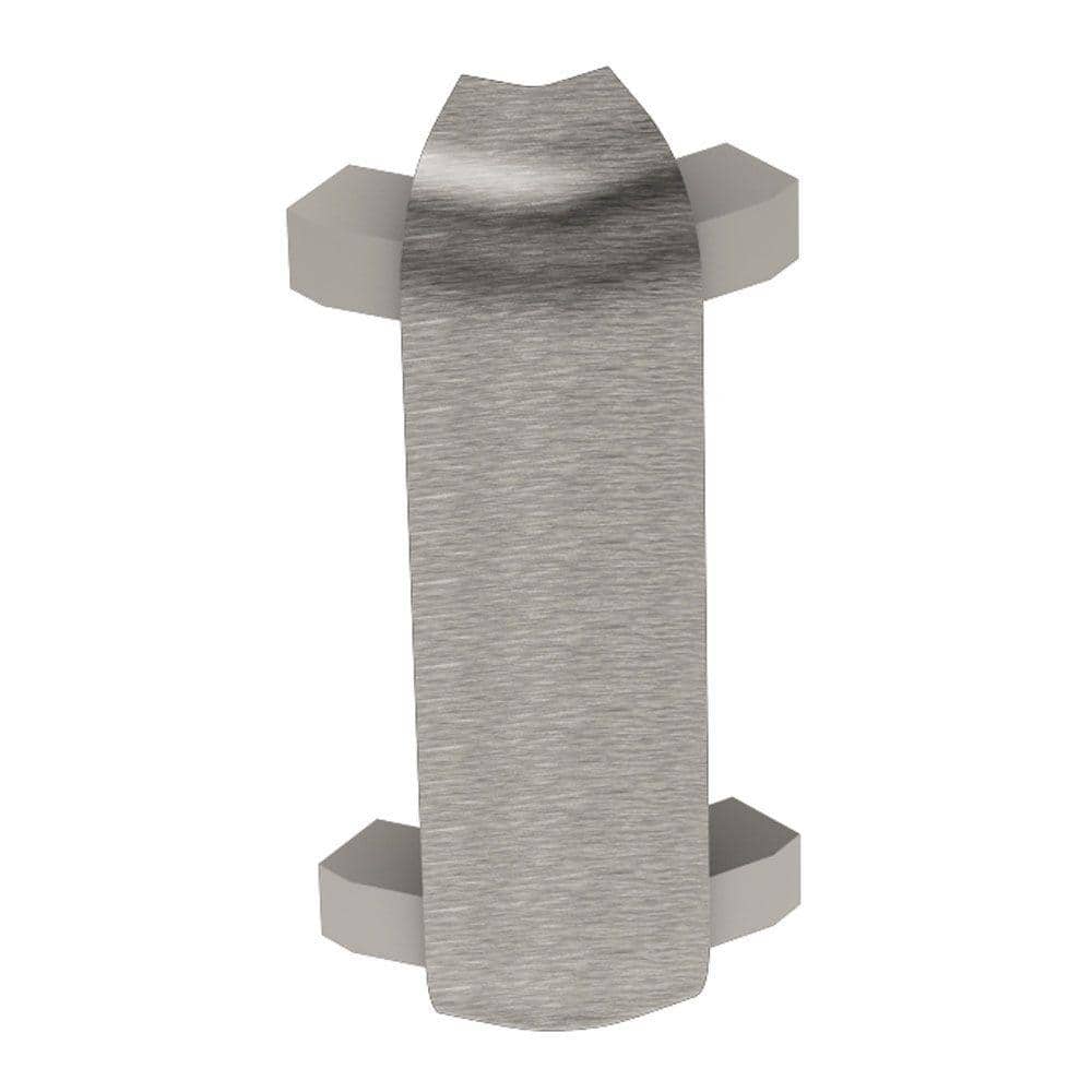 Rondec-CT Brushed Nickel Anodized Aluminum 3/8 in. x 1-31/32 in. Metal 135 Degree Outside Corner - Hercitys