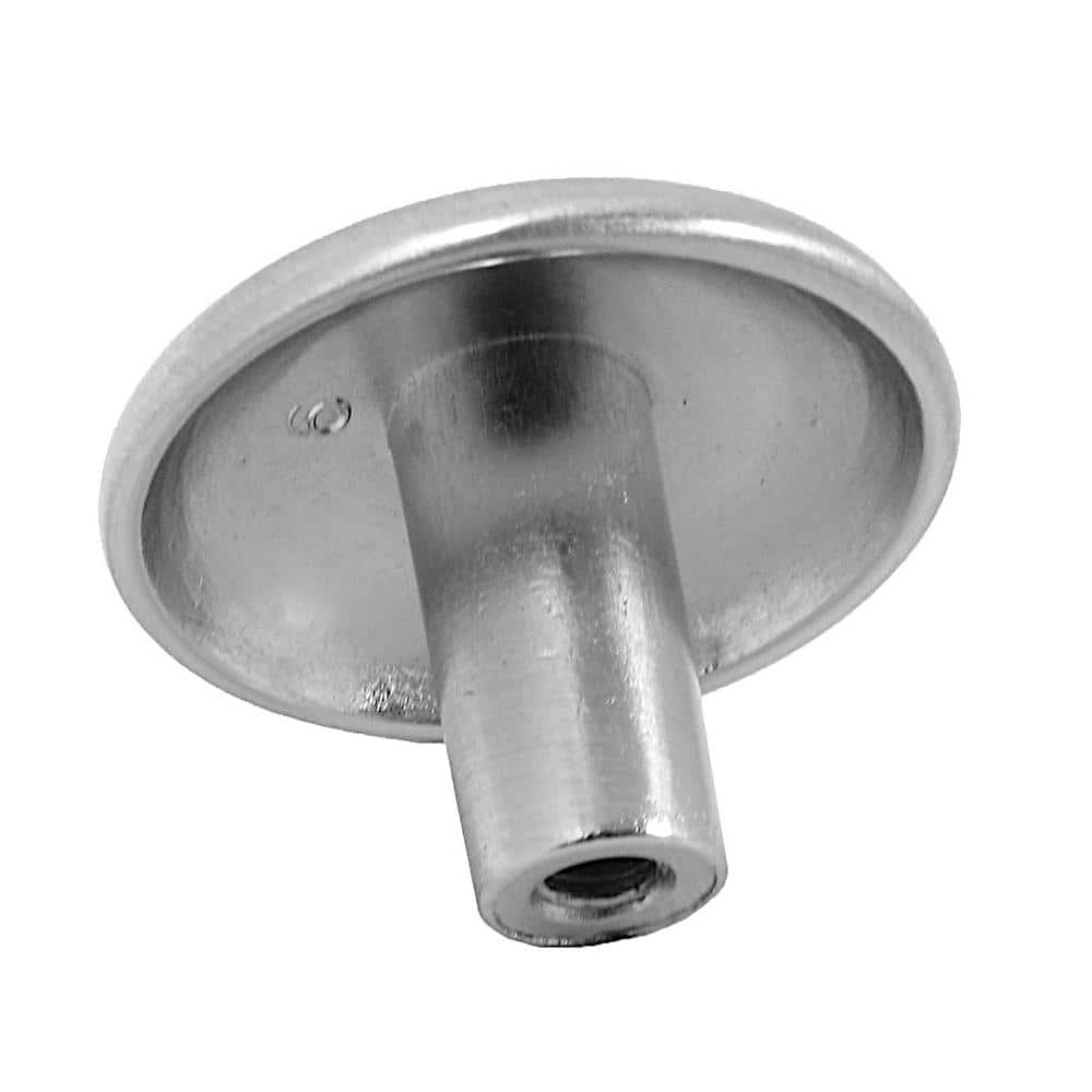 Sidney 1-1/4 in. Satin Nickel Circular Cabinet Knob (10-Pack) - Hercitys