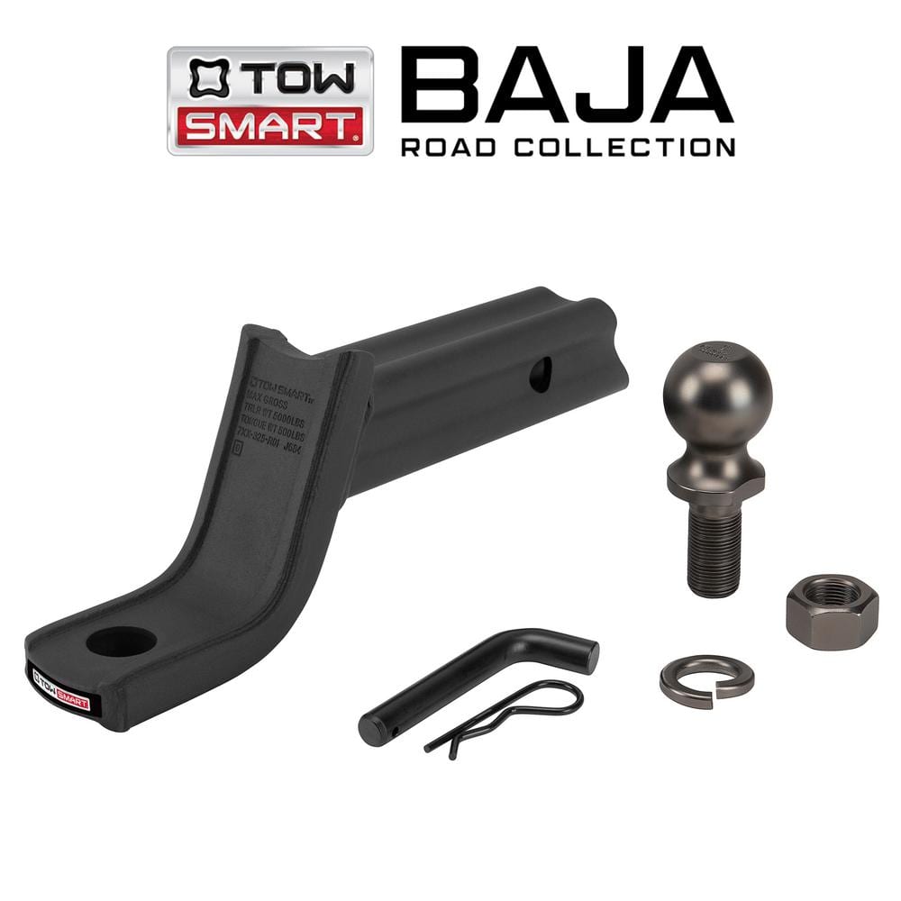 BAJA 5,000 lb. X-Mount Starter Kit, 3-1/4 in. Drop x 2 in. Rise x 1 in. Shank Hitch Mount, 2 in. Ball, 5/8 in. Hitch Pin - Hercitys