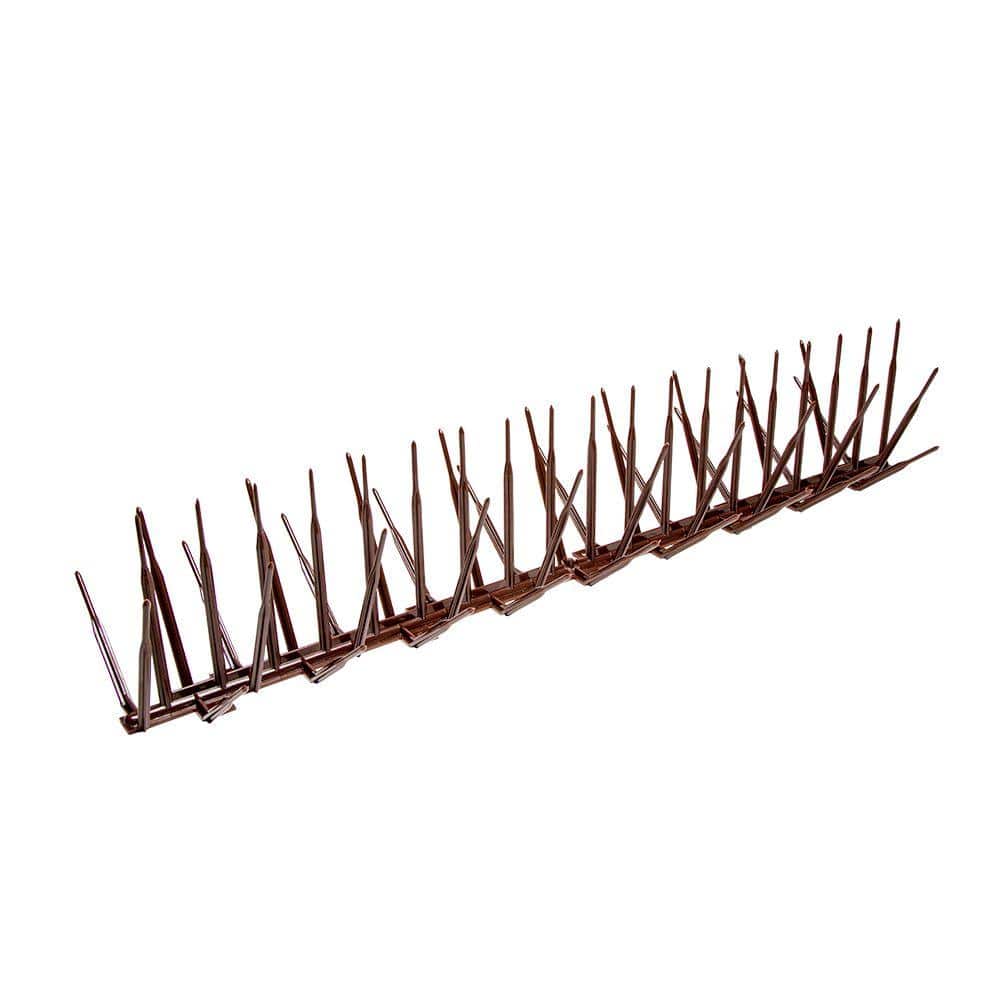 Brown Plastic Bird Spike – 50 ft. x 7 in. - Hercitys