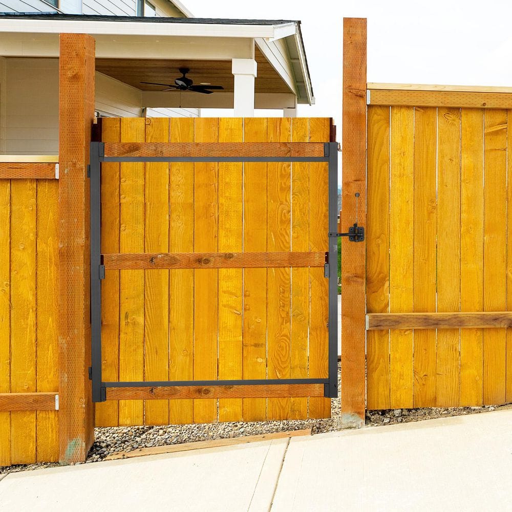 Gate Building Kit, Fits 60 to 96 in. Wide Openings, Up from 4 to 5ft. High Fence, Adjustable Gate Building Kit, Anti Sag - Hercitys
