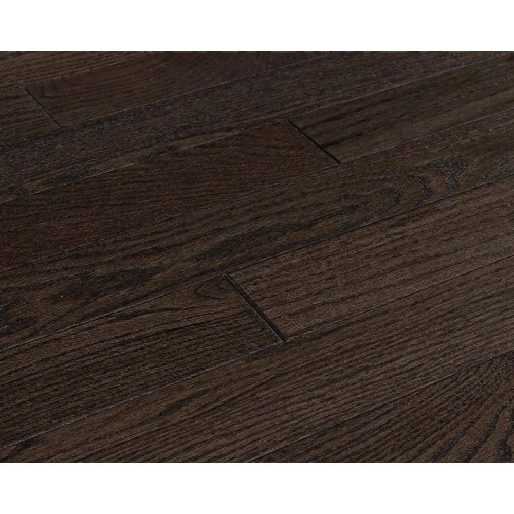 Charcoal Red Oak 3/4 in. T x 3.25 in. W Solid Hardwood Flooring (27.00 sq.ft./case) - Hercitys