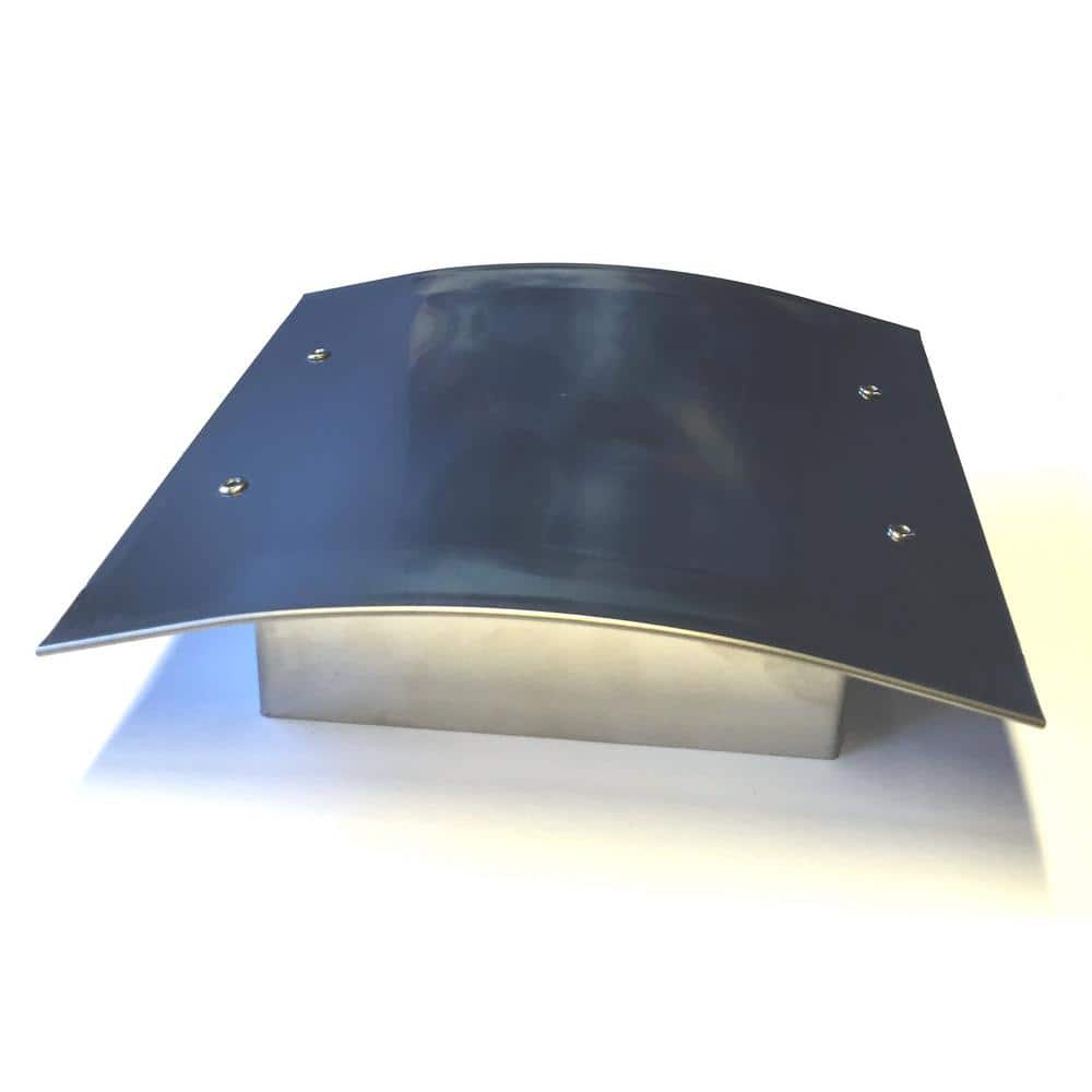 Spira Mailbox Post Stainless Steel Post Cap, Curved - Hercitys