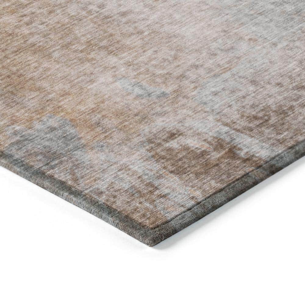 Chantille ACN562 Mocha 5 ft. x 7 ft. 6 in. Machine Washable Indoor/Outdoor Geometric Area Rug - Hercitys