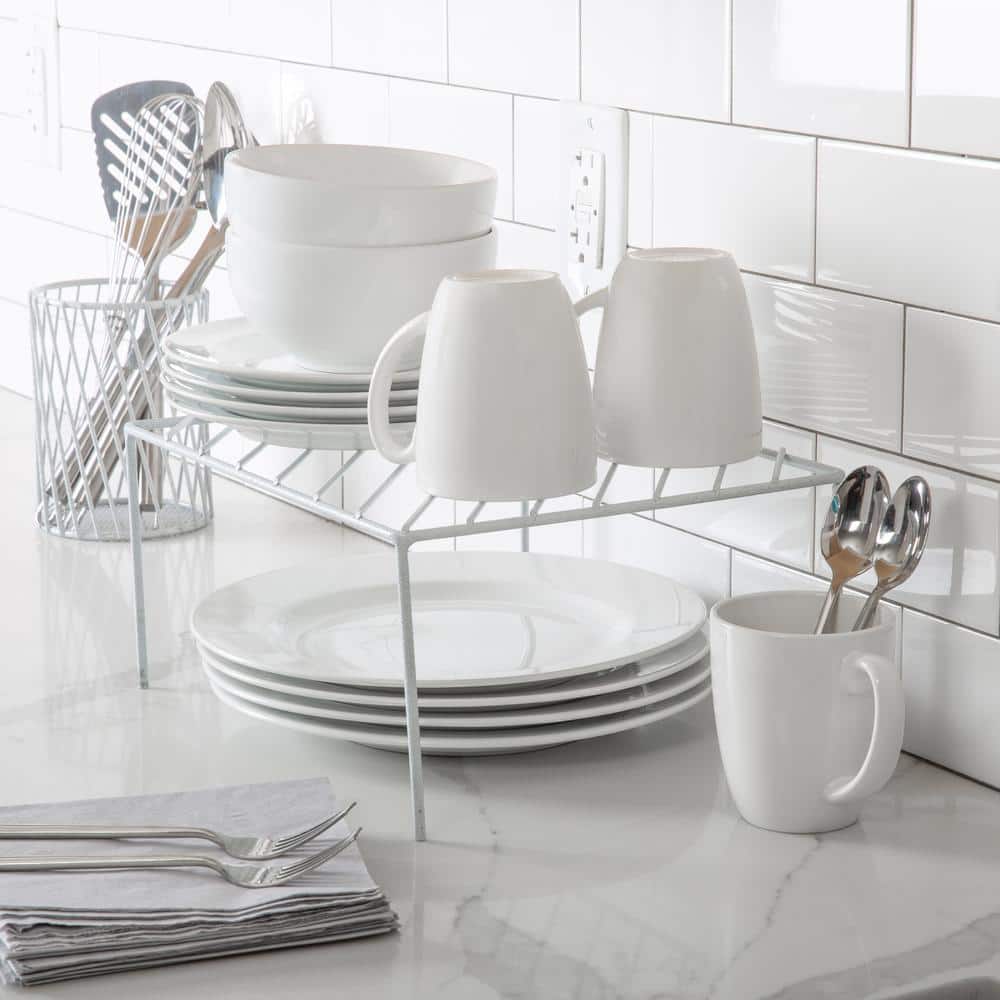 White Speckled Medium Helper Shelf - Hercitys