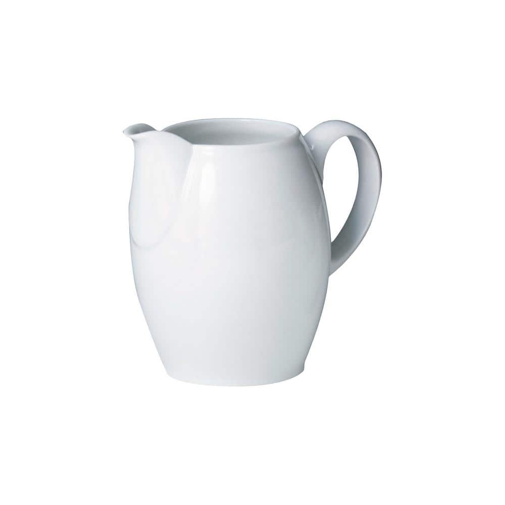 Porcelain 27.05 oz. White Large Jug - Hercitys