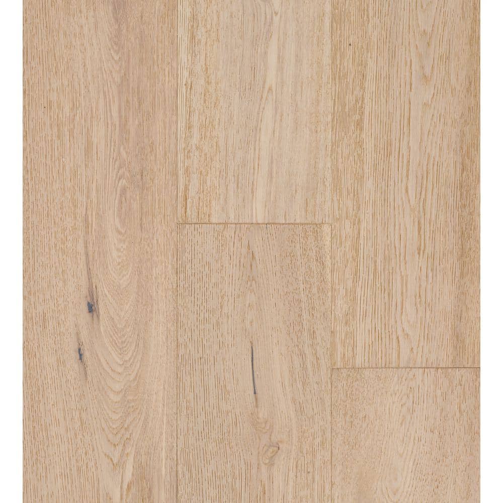 Harvest Wheat Oak White Oak 1/4 in. T x 6.5 in. W Click Lock W Brushed Engineered Hardwood Flooring (21.7 sq.ft./case) - Hercitys