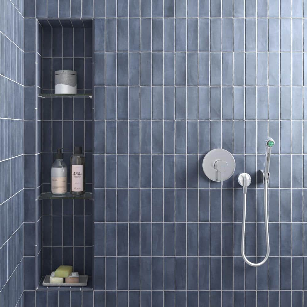 Coco Matte Blue Night 2 in. x 5-7/8 in. Porcelain Floor and Wall Tile (5.94 sq. ft./Case) - Hercitys