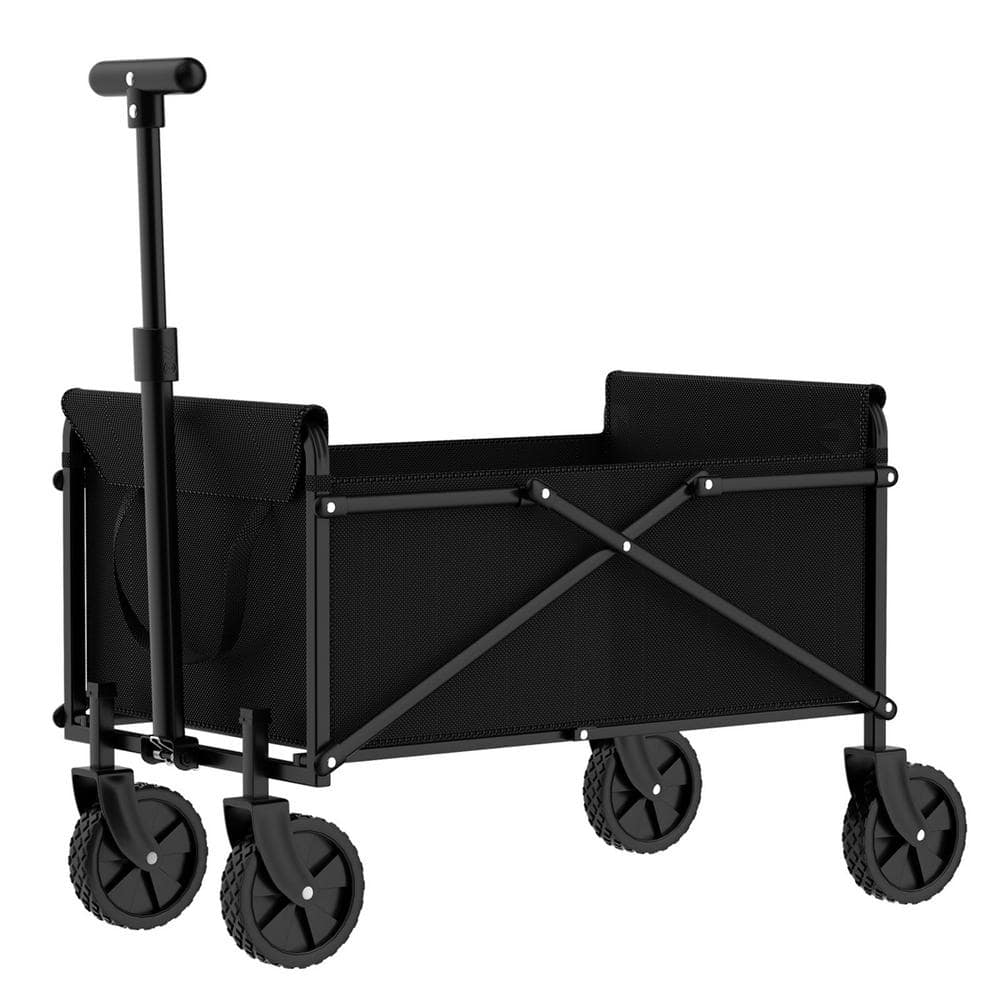 Foldable Wagon, Heavy Duty 5 cu. ft. Folding Fabric Wagon Portable Garden Cart - Hercitys