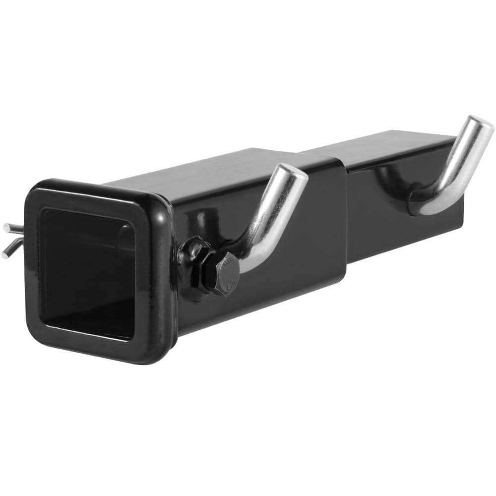 Trailer Hitch Extender, Fits for 2 in. Receiver Hitch Adapter, Trailer Hitch Extension Tube Extender, 7 in., Black - Hercitys