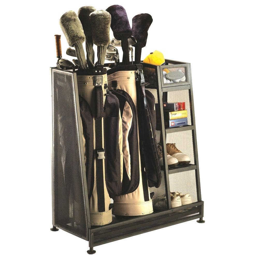 Black Steel Golf Club Organizer - Hercitys