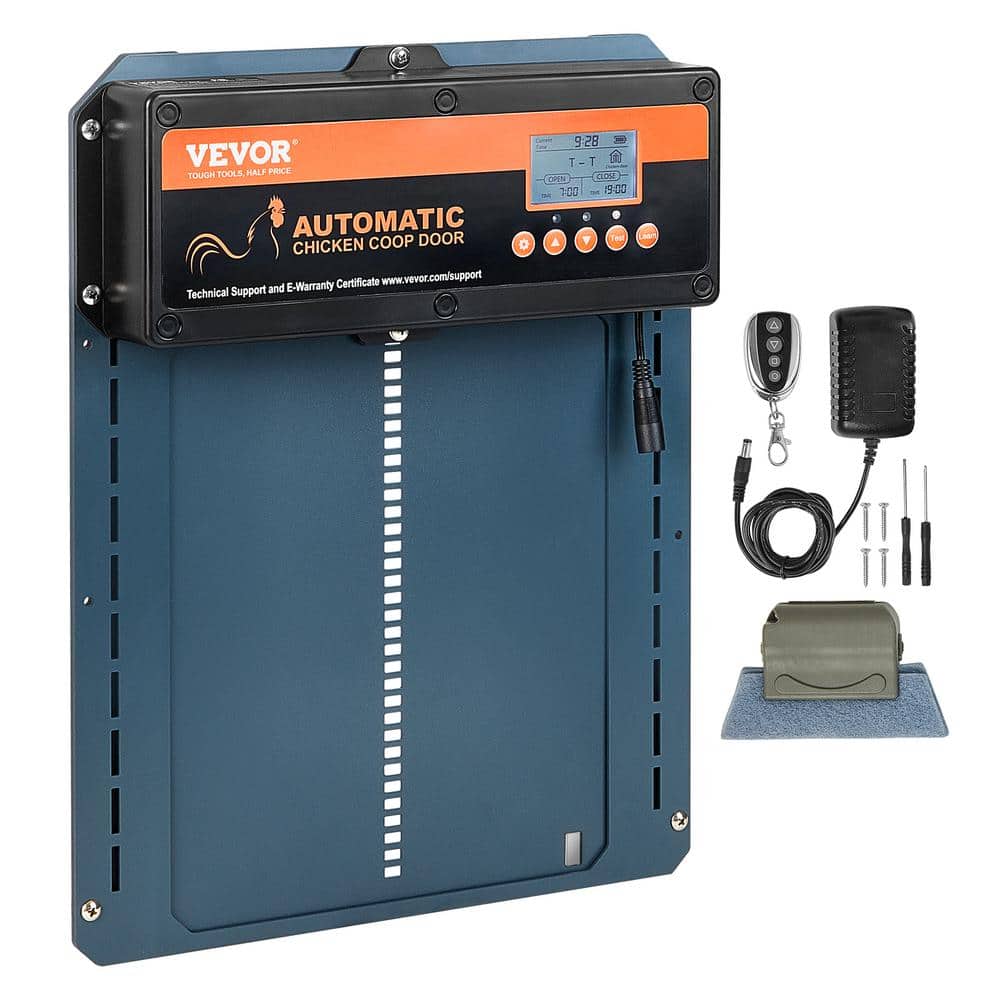 Automatic Chicken Coop Door Opener with Timer and Light Sensor 19.3 x 9.8 x 6.5 ft. Greenhouse - Hercitys