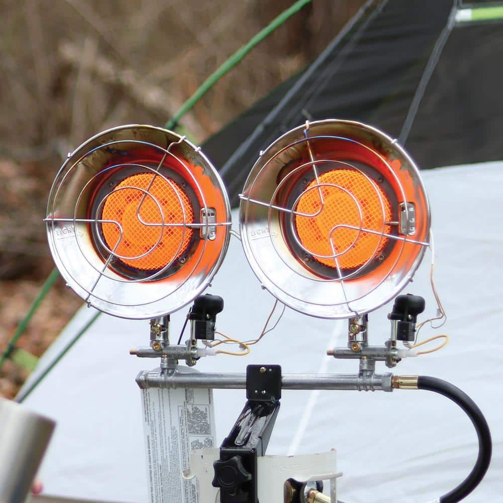 Tank Top 30,000 BTU Radiant Propane Outdoor Space Heater with Spark Ignition - Hercitys