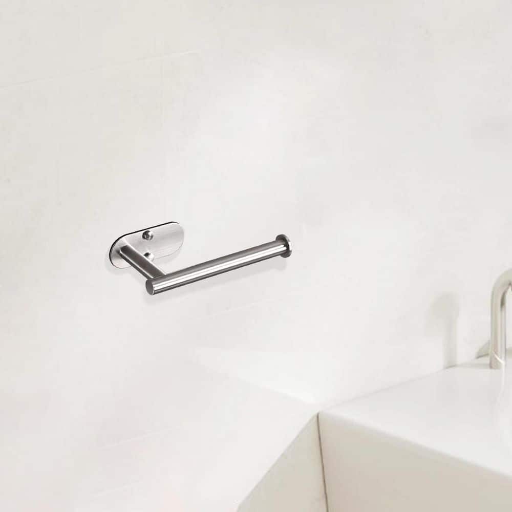 Wall Mount Brushed Nickel Paper Towel Holder (1 Pack) - Hercitys