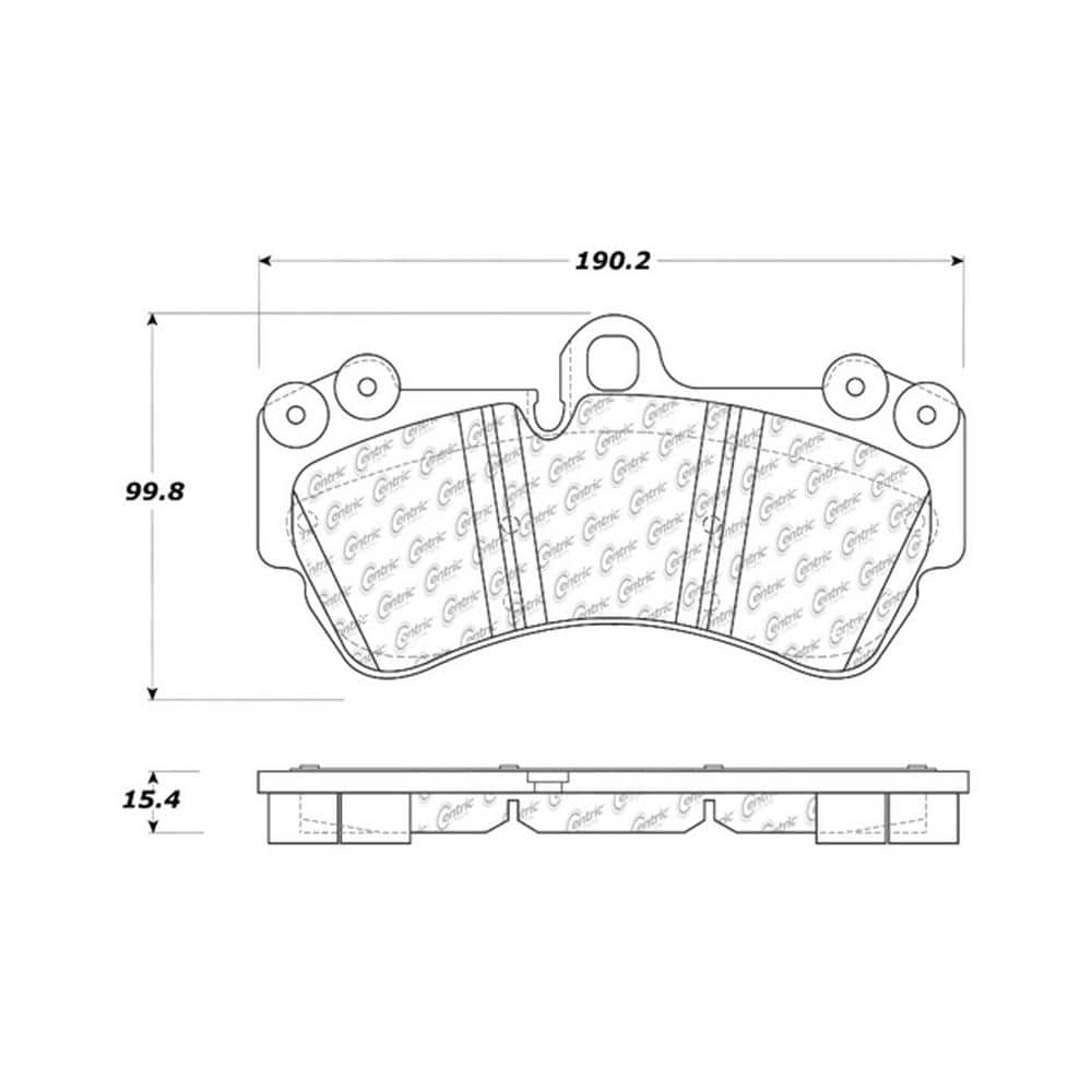 Disc Brake Pad Set - Hercitys