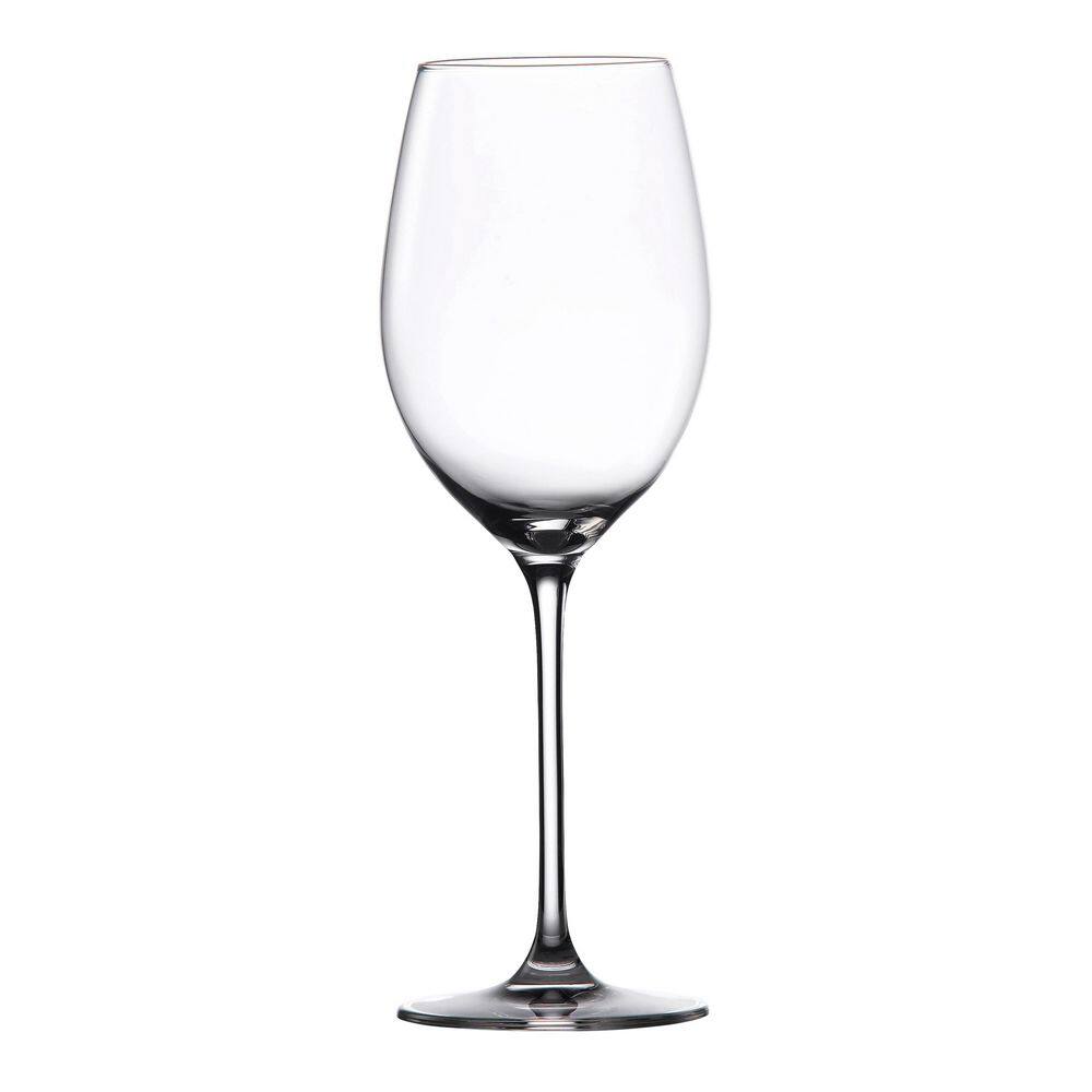 Moments 12.8 oz Clear White Wine Glasses Set of 4 - Hercitys