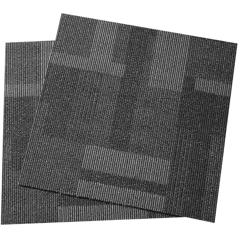 Carpet Tiles Reusable Gray 24 in. x 24 in. Peel and Stick Carpet Tiles Squares (96 sq. ft.)Soft Padded Carpet - Hercitys