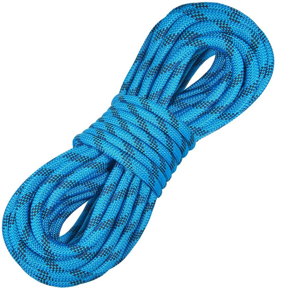 Static Climbing Rope, 96 ft. Outdoor Rock Climbing Rope with 26KN Breaking Tension, 0.4 in./10mm High Strength Rope - Hercitys