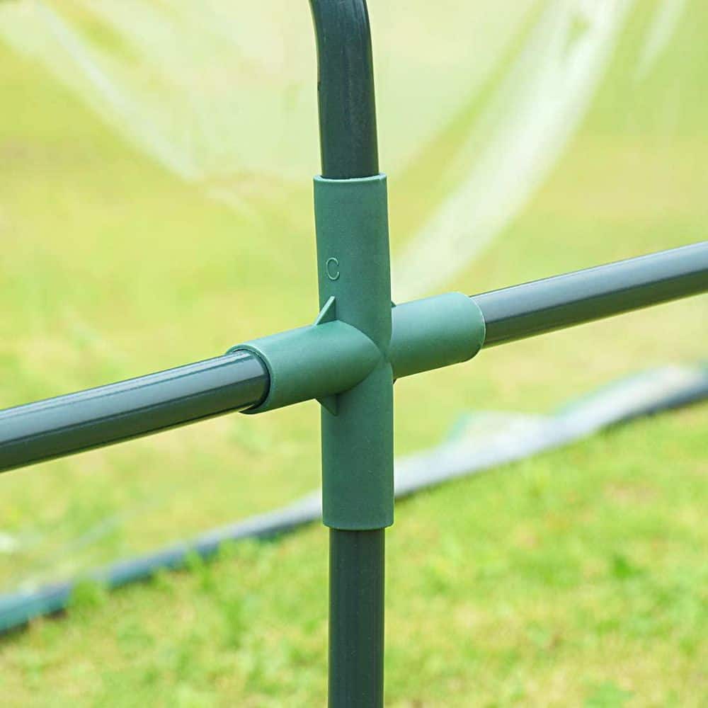 8 ft. x 3 ft. x 3 ft. Walk-In Clear Reinforced Mini Bell Grow Tent - Hercitys