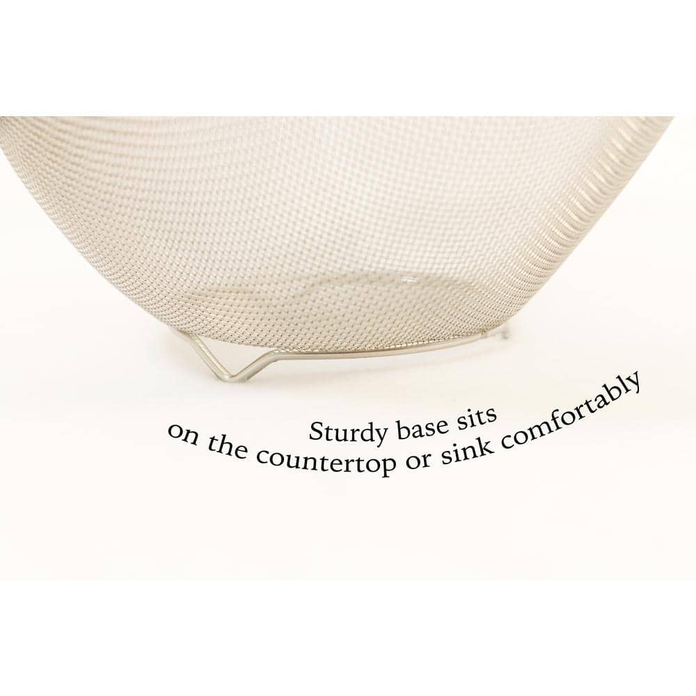 7-1/8 in. Stainless Mesh Strainers with Long Riveted Handle - Hercitys