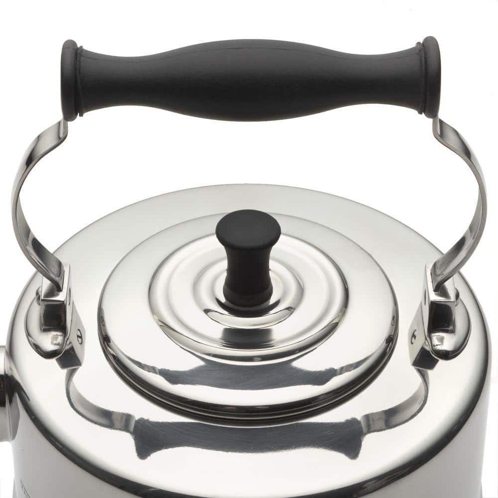 8-Cup Stovetop Tea Kettle in Silver - Hercitys