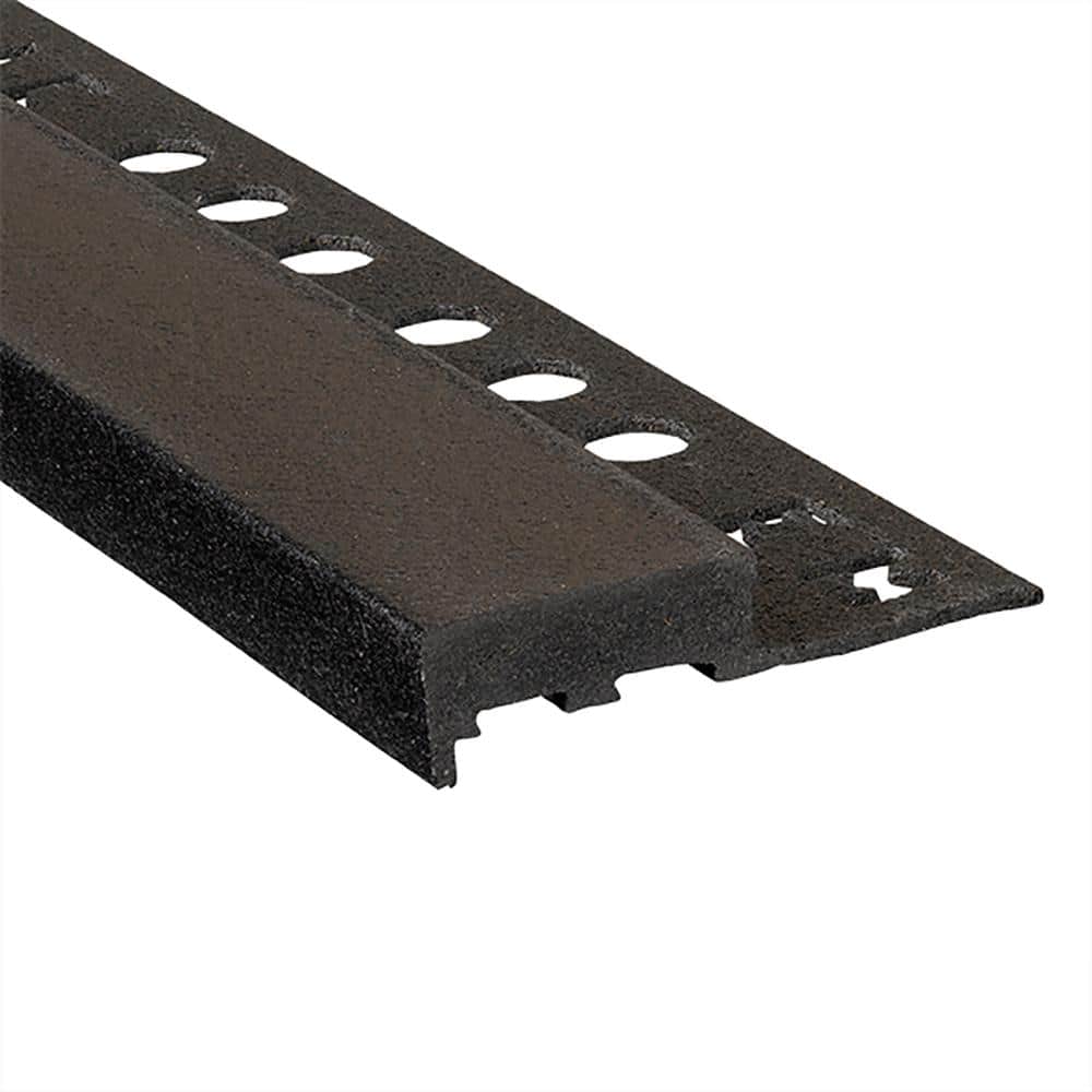 Novopeldano Maxi Tokyo Black 3/8 in. x 98-1/2 in. Composite Tile Edging Trim - Hercitys