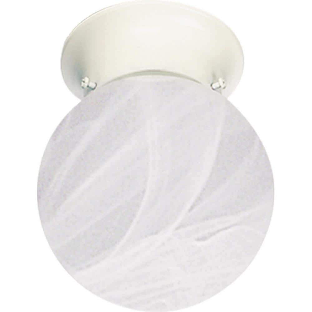 Marti 1-Light White Flushmount - Hercitys