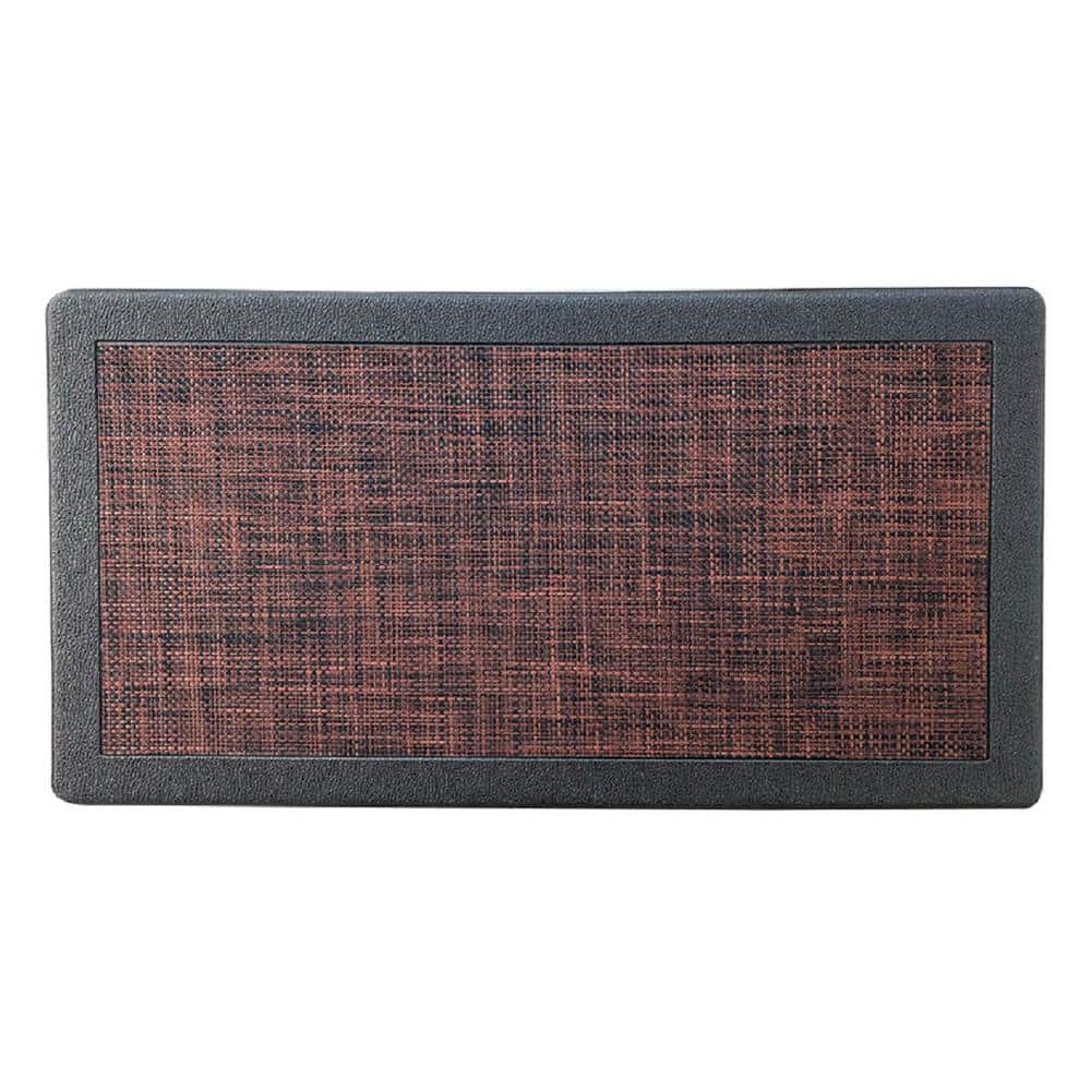 Piermont Burgundy 20 in. x 39 in. Anti-Fatigue Kitchen Mat - Hercitys