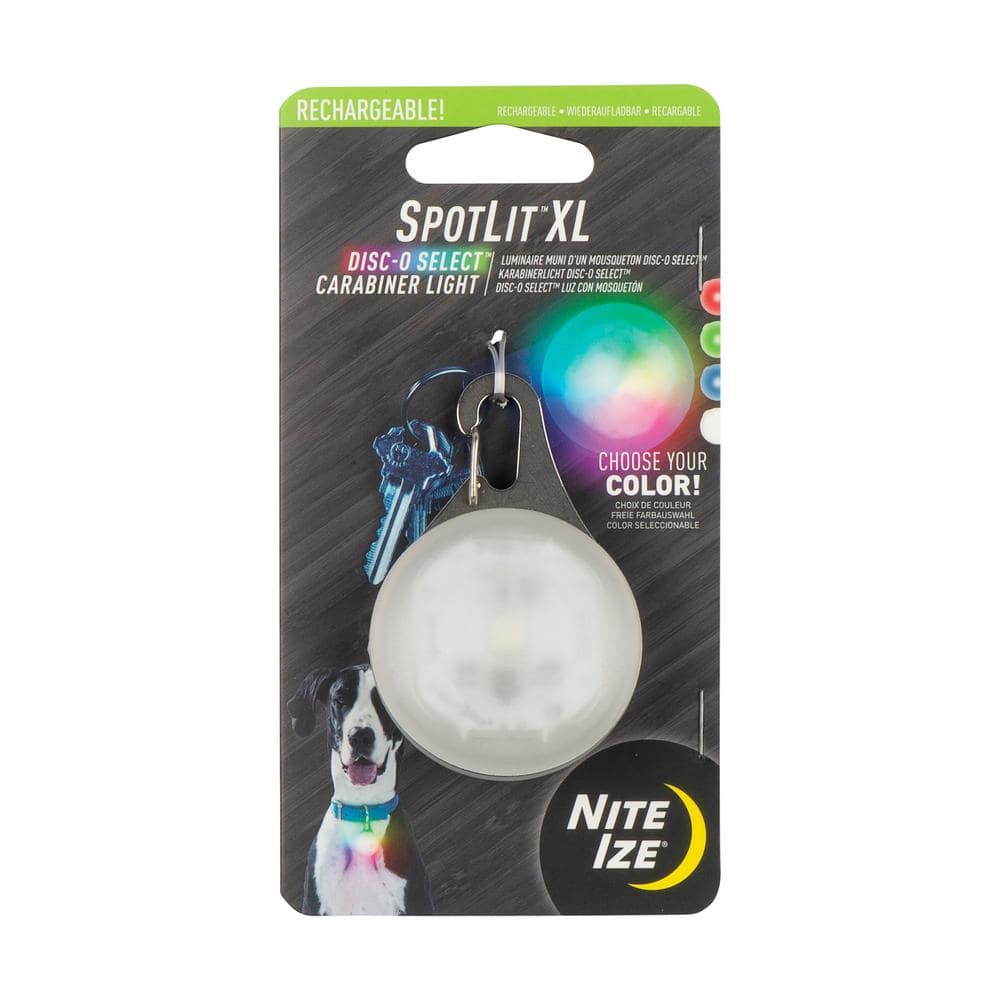 SpotLit XL Disc-O Select Rechargeable Carabiner Light - Hercitys