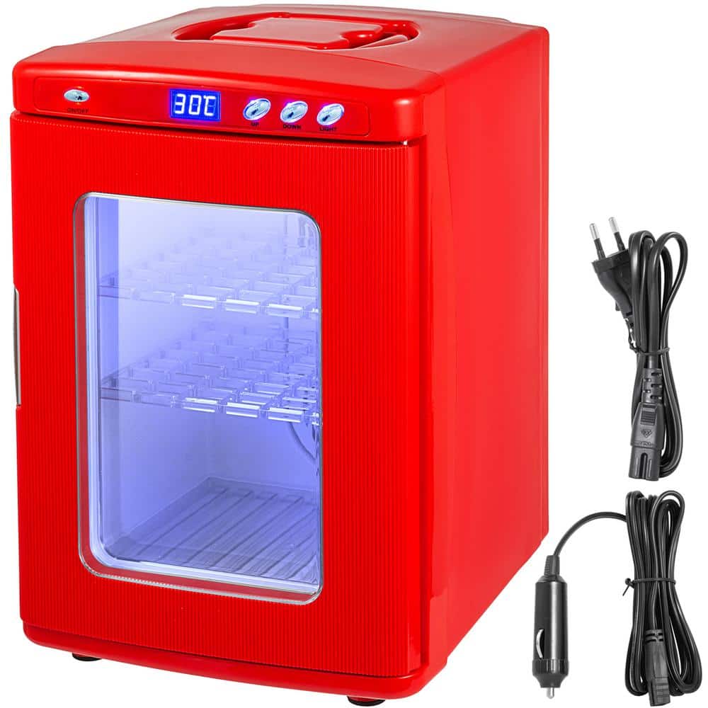 Red Reptile Incubator 25L Scientific Lab Incubator Digital Incubator 41-140°F Cooling and Heating 12V/110V - Hercitys