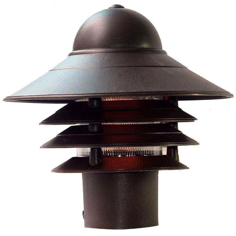 Mariner Architectural Bronze Outdoor Post-Mount Light Fixture - Hercitys