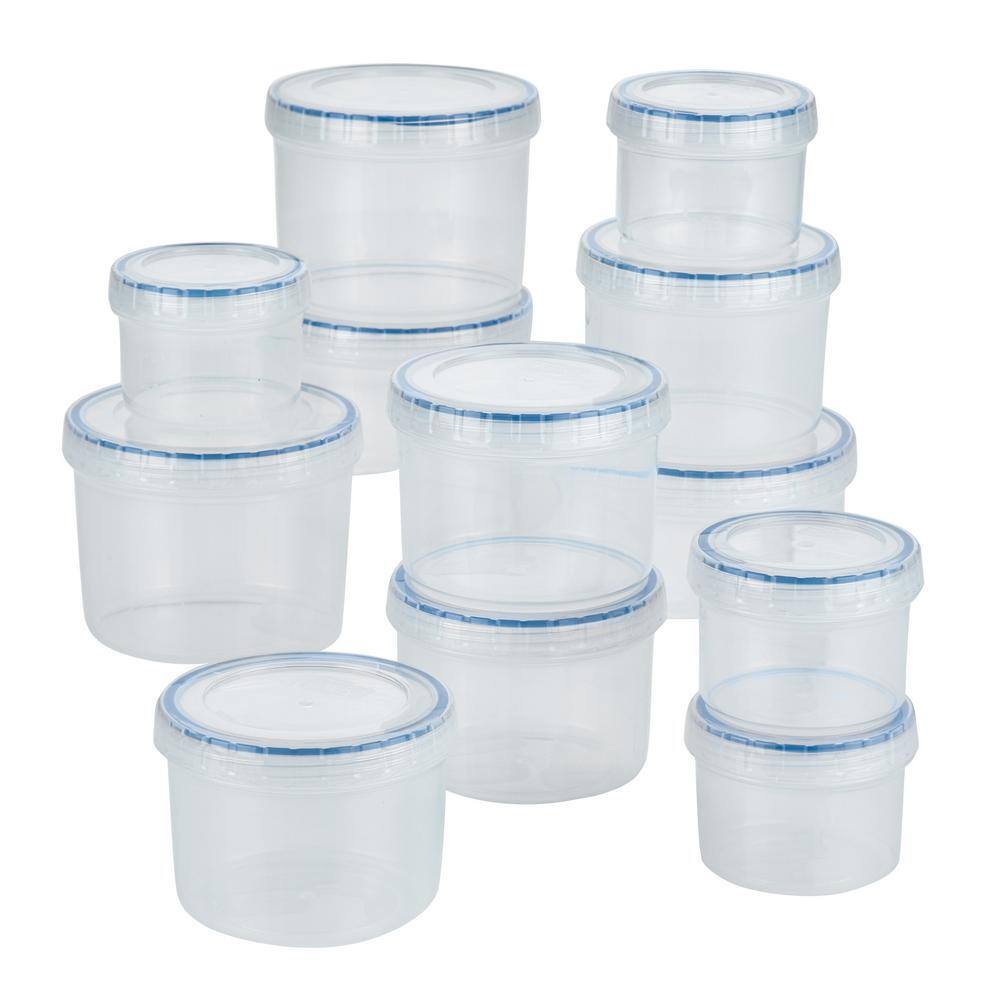 Twist 24-Piece Food Storage Container Set - Hercitys