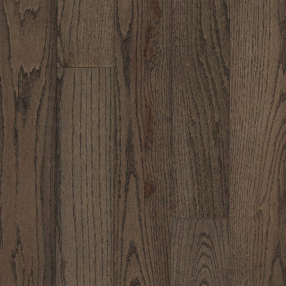 Plano Gray Oak 3/4 in. T x 5 in. W Smooth Solid Hardwood Flooring (23.5 sq.ft./ctn) - Hercitys