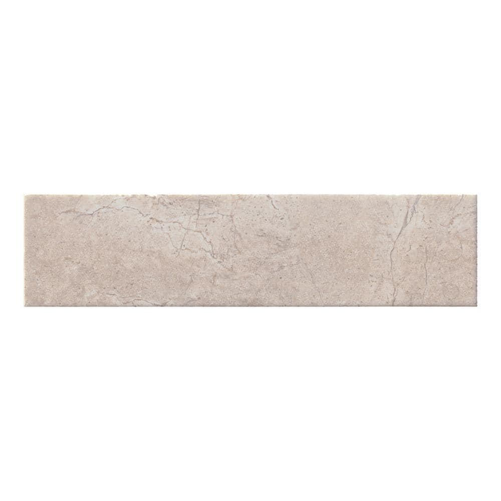 Marmi Crema 4 in. x 16 in. Matte Ceramic Subway Tile (11.1 sq. ft./Case) - Hercitys