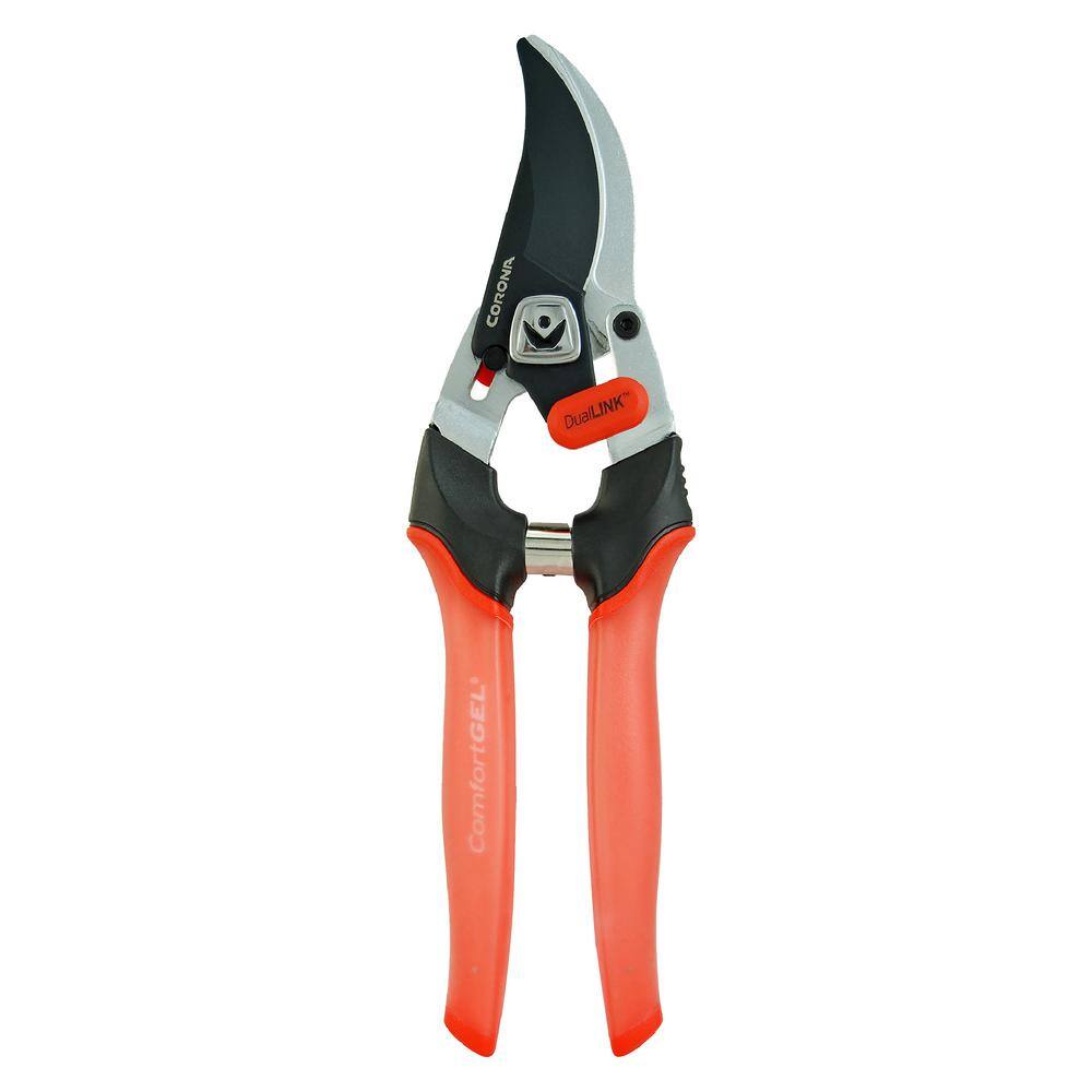 DualLINK 2.625 in. High Carbon Steel Blade with Full Steel Core Handles Bypass Hand Pruner - Hercitys