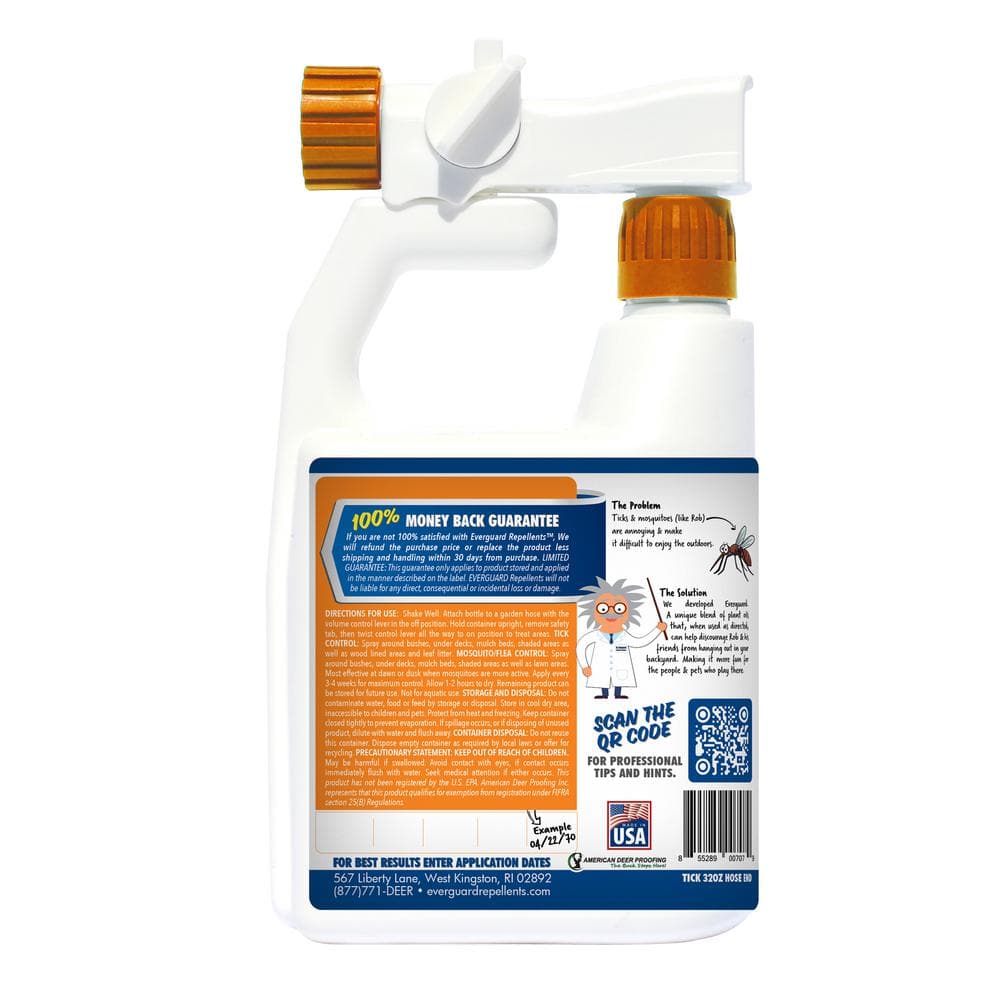 Tick and Mosquito 32 oz. Hose End Liquid Repellent - Hercitys