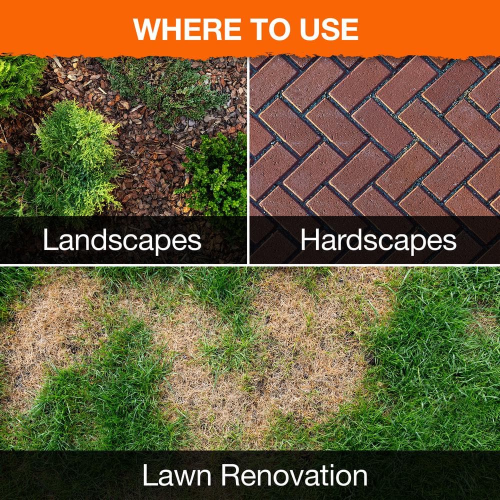 GroundClear 32 oz. Year Long Vegetation Killer1, Concentrate, Kills Tough Weeds and Prevents Re-Growth Up to 1 Year - Hercitys